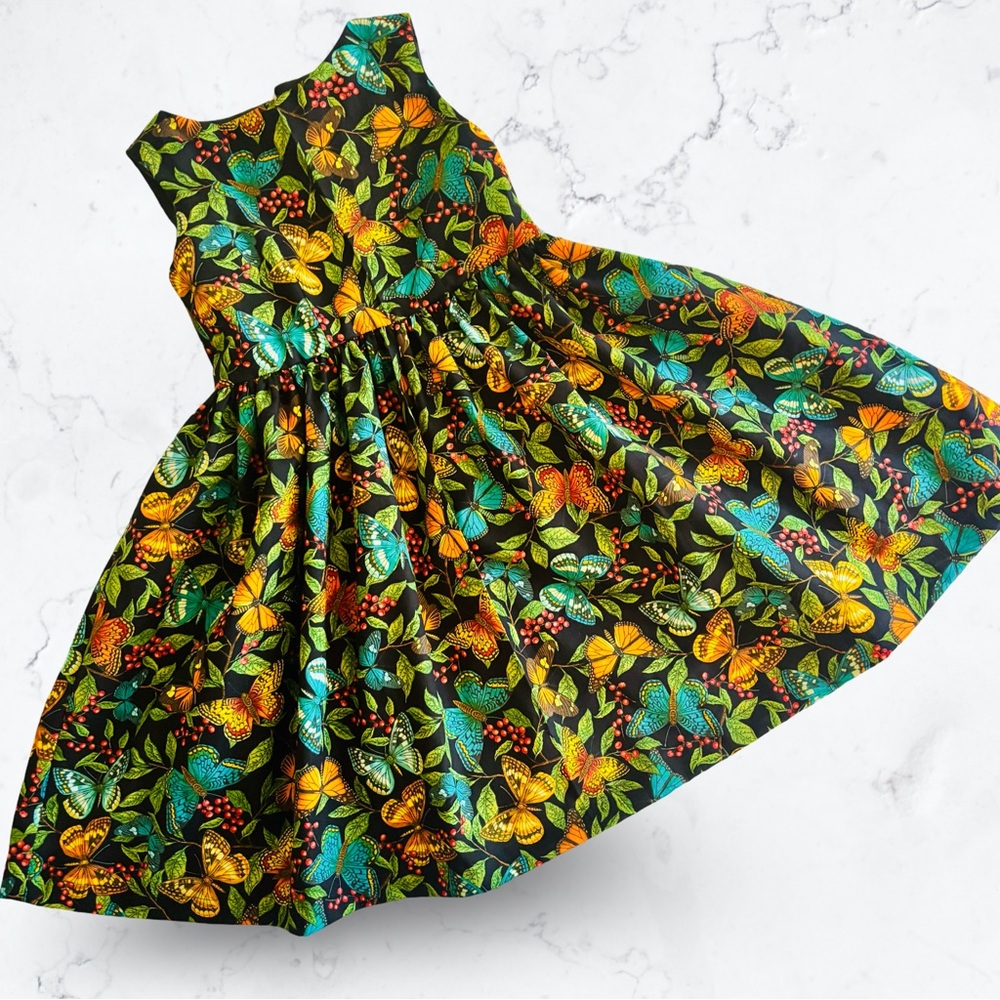 Miss Smarty Pants Hand Crafted Butterfly Dress Size 6